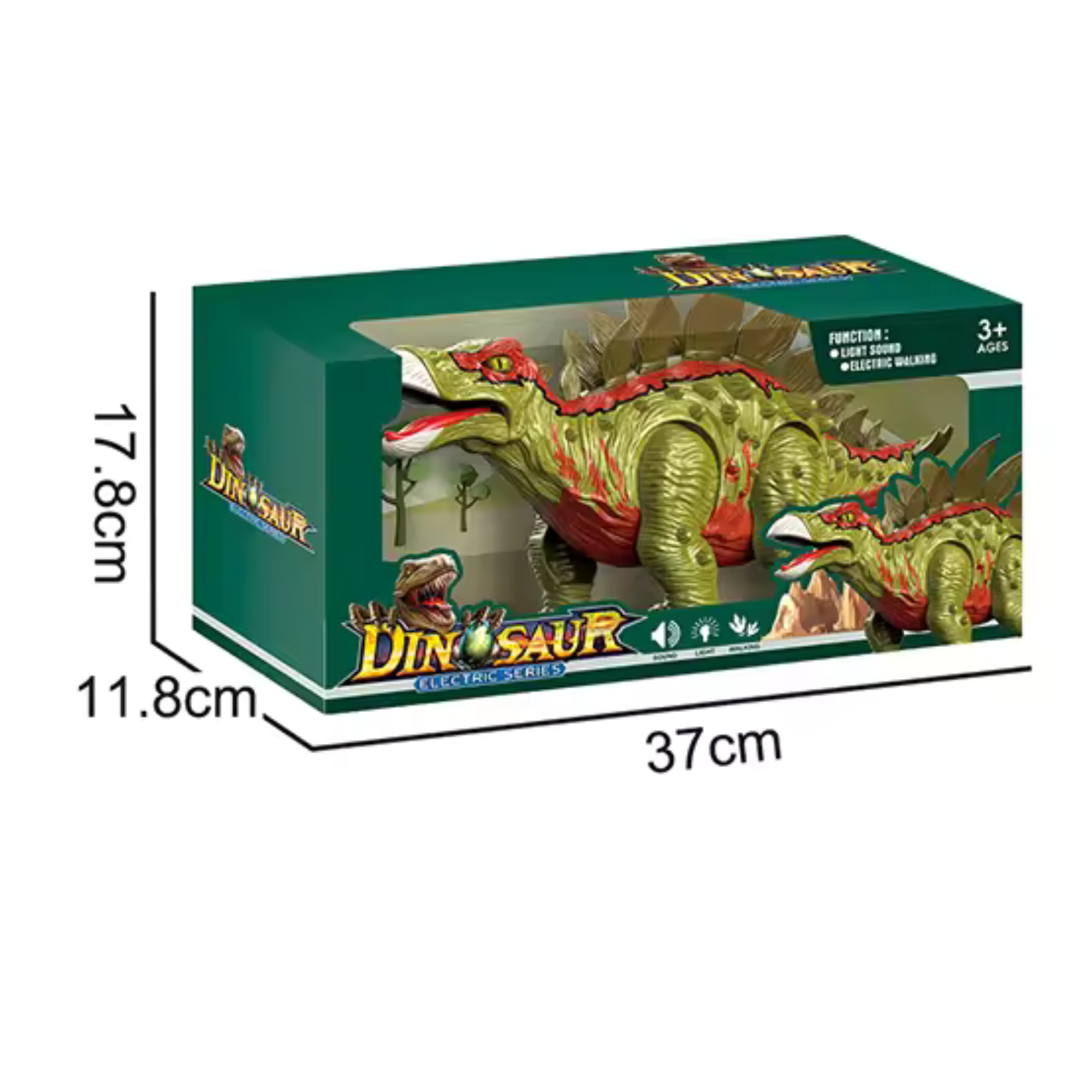 Dinozaur  Interaktywny Smok Ruchoma Głowa Ogon Chodzi Świecący Pysk Ryczy