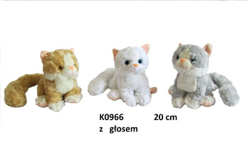 Kot z głosem 20cm MIX Sun-Day