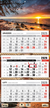 Kalendarz 2026 trójdzielny Orłowo KT1 V91