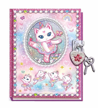 Pamiętnik na kłódkę Kot baletnica