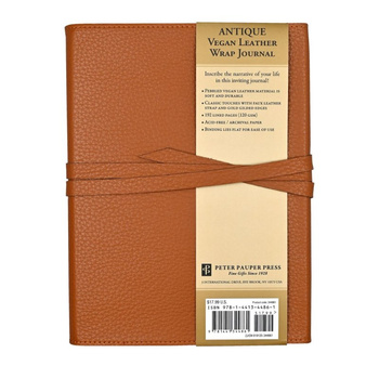 Notatnik wiązany ze sztucznej skóry Peter Pauper Press
