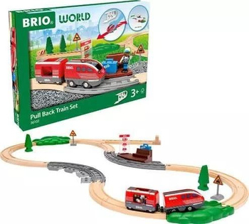 Brio Zestaw Pull Back Train Ravensburger
