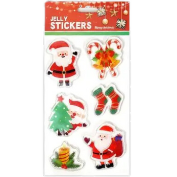 Naklejki świąteczne dekoracyjne na Boże Narodzenie zestaw ozdób