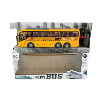 Autobus Zdalnie Sterowany RC Dla Dzieci Światła Dźwięki Prezent