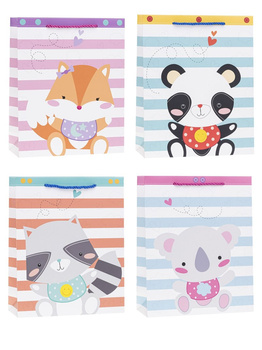 Torebki prezentowe TD-24168-HS-A5 wzór dziecięcy 12 sztuk