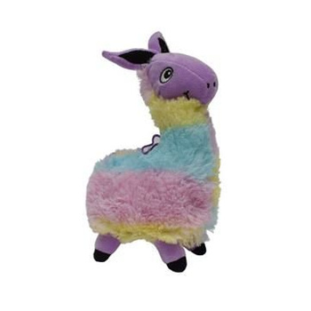 Pluszowa tęczowa alpaka średnia zabawka miękka maskotka dla dzieci