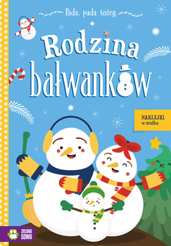 Pada, pada śnieg. Rodzina bałwanków