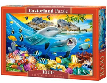 Puzzle 1000 Dolphins in the Tropics CASTOR Castorland