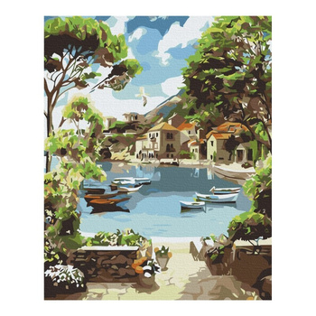 Malowanie po numerach BRUSHME 40x50cm Lazurowa zatoka