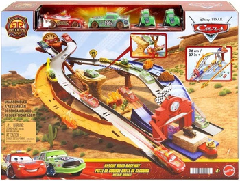 Cars Auta Droga ratunkowa Wyścig z przeszkodami Mattel