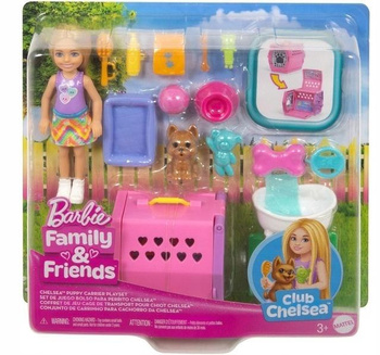 Barbie Chelsea Transporter dla pieska Mattel