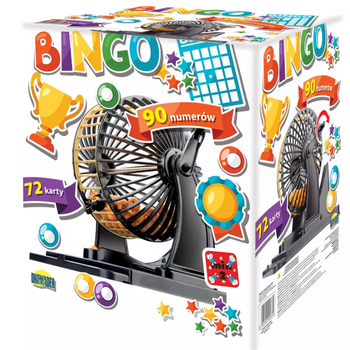 GRA TOWARZYSKA BINGO RODZINNA ZRĘCZNOŚCIOWA MASZYNA LOSUJĄCA LOTTO LOTERIA