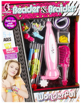 Zestaw piękności do zaplatania włosów warkoczyków dla dziewczynki