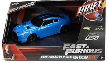 Jada RC F&F Drift Nissan GTR 2009 1:24 Jada