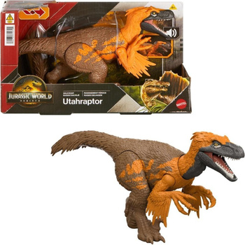 Jurassic World Wild Roar Utahraptor Mattel