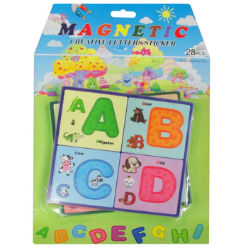 Literki magnetyczne edukacyjne zabawka dla dzieci nauka alfabetu