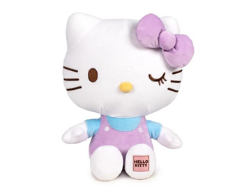 Hello Kitty. Plusz z naszywką 20cm fioletowy EPEE