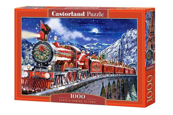 Puzzle 1000 Santa's Coming to Town CASTOR Castorland