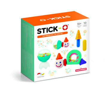 STICK-O PRZYJACIELE Z GRZECHOTKAMI 10 EL.