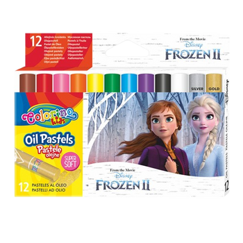 DISNEY COLORINO - PASTELE OLEJNE 12 KOL. / FROZEN / /12/