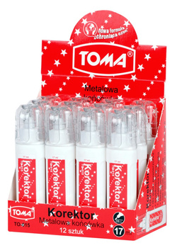 Paczka korektor w pisaku 17ml 12szt.