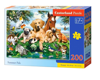 Puzzle 200 Summer Pals CASTOR Castorland