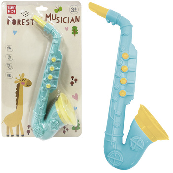 Duży saksofon dla dzieci edukacyjny instrument do nauki gry rozwój muzyczny