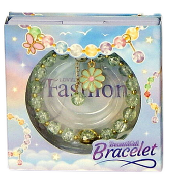 Bransoletka elegancka dla dziewczynki w ozdobnym pudełku prezent stylowy