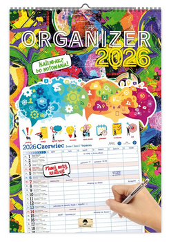 Kalendarz 2026 ścienny Organizer A3 V2