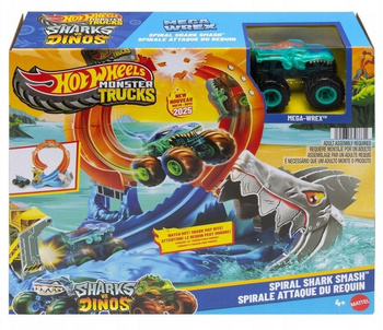 Hot Wheels Monster Trucks Pętla rekina Tor z kraks Mattel