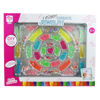 Koraliki w pudełku zestaw kreatywny dla dzieci DIY biżuteria rękodzieło