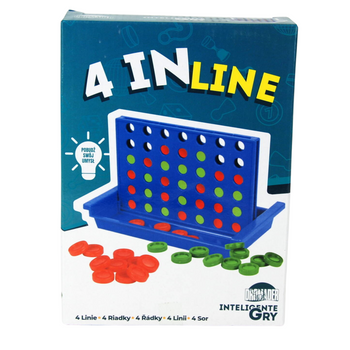 Gra 4 Linie Cztery w Rzędzie Logiczna Rodzinna Dla Dzieci i Dorosłych