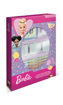 MULTIPRINT BARBIE PIECZĄTKI BOX 4 SZT