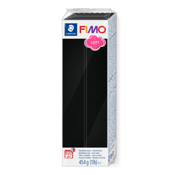 Kostka FIMO soft 454g czarny masa termoutwardzalna Staedtler