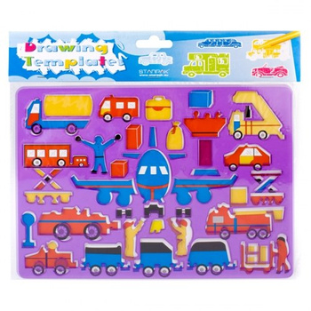 Szablon plastikowy autka