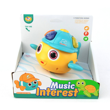 Zabawka sensoryczna rybka dla malucha rozwijająca zmysły dziecka