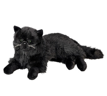 Kot Perski leżący czarny 36cm Beppe