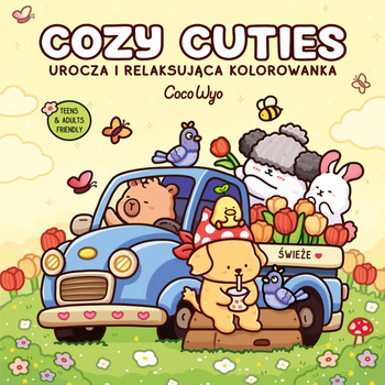 Cozy Cuties. Urocza i relaksująca kolorowanka
