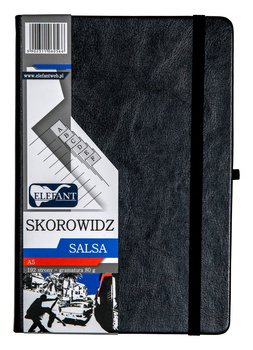 Skorowidz A5 Salsa czarny