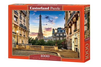 Puzzle 1000 Walk in Paris at Sunset CASTOR Castorland