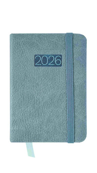 Kalendarz 2026 LUX tygodniowy niebieski V7 KK-1L