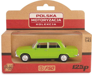 Kolekcja PRL Fiat 125p zielony Daffi