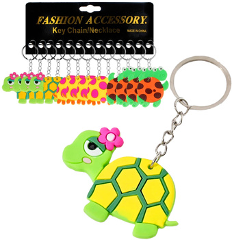 Brelok Żółw Gumowy Zabawka Edukacyjna Zestaw 12szt Dla Dzieci Prezent