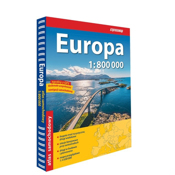 Europa Atlas Samochodowy 1:800 000 2024/2025