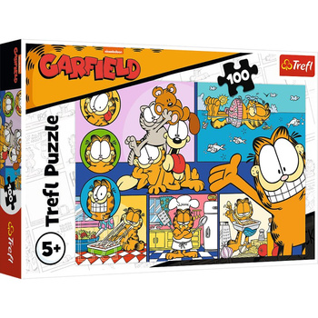 Puzzle 100 Leniwy Garfield 16521
