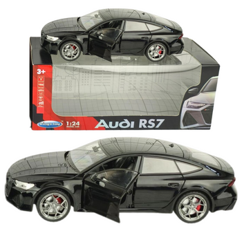 AUDI RS7 SAMOCHÓD METALOWY ZABAWKA DLA DZIECI ŚWIATŁO DŹWIĘK MODEL 1:24