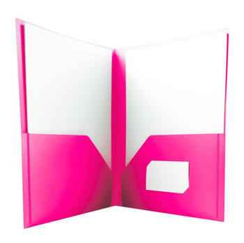 Skoroszyt A4 PP różowy