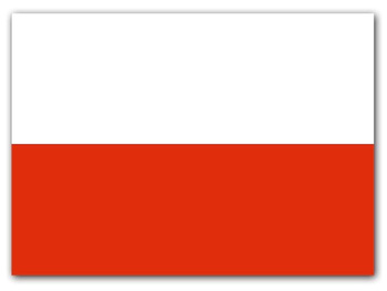 Chorągiewka Polski 20szt.