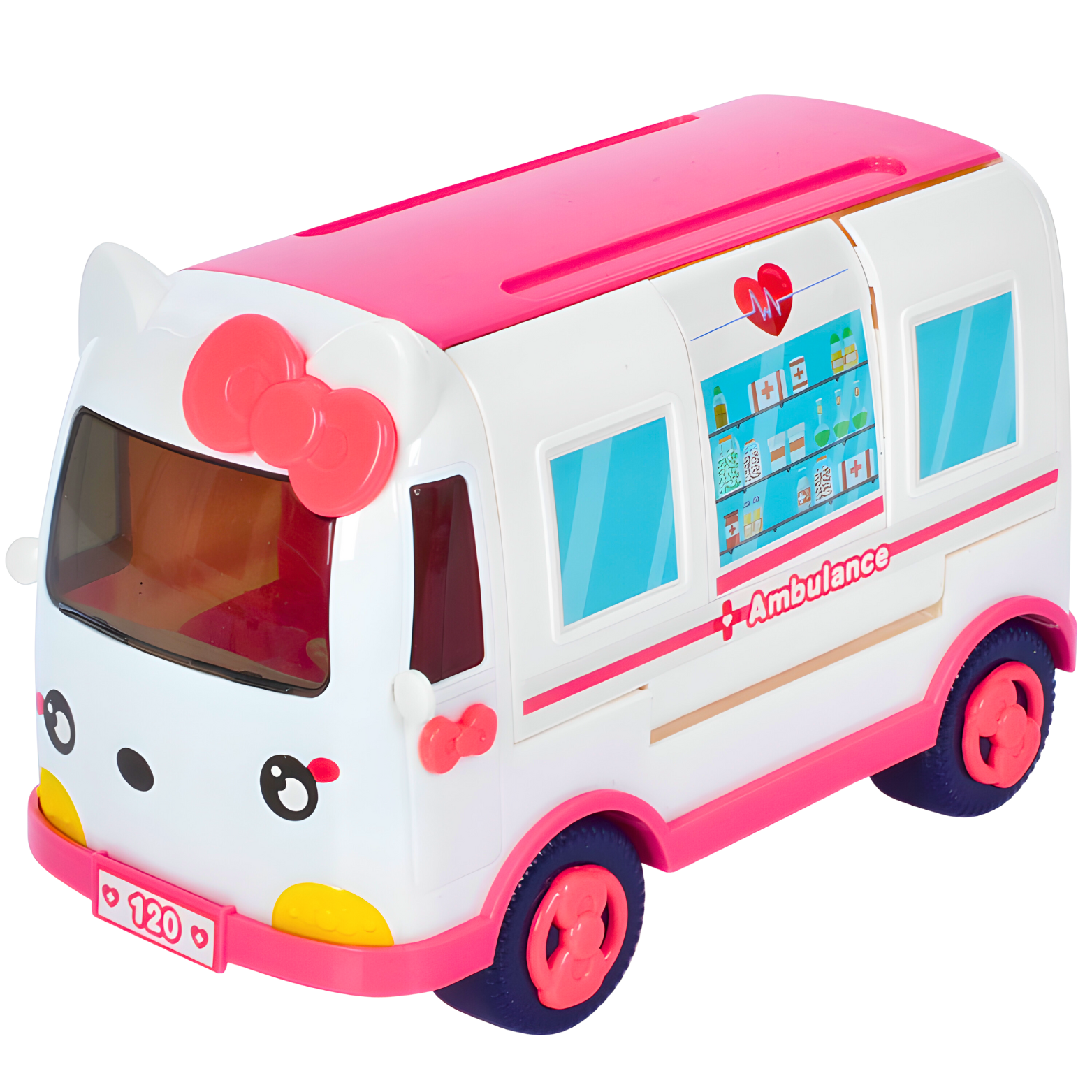 Ambulans Rozkładany Karetka Lekarz Pacjent Zestaw z Akcesoriami Pojazd