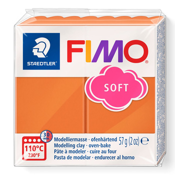 Kostka FIMO soft 57g koniakowy masa termoutwardzalna Staedtler